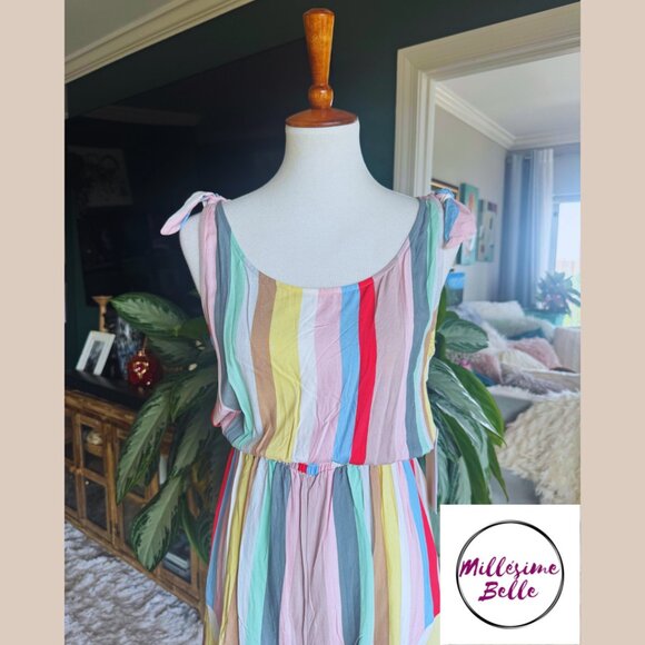 Kingston Grey Colorful Shorts Romper - Picture 4 of 8